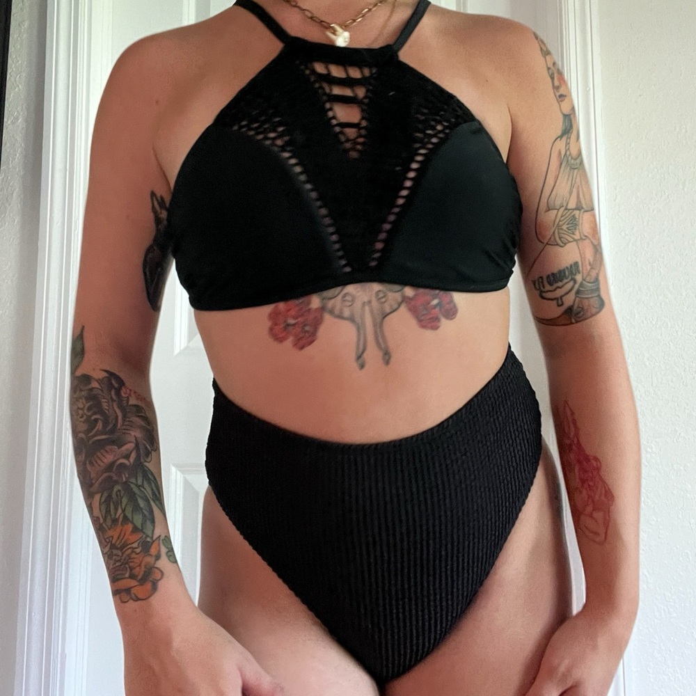 Crochet top swimsuit